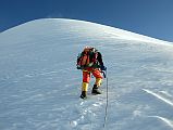 13 Climbing Sherpa Lal Singh Tamang Leading Me Towards The Chulu Far East Summit